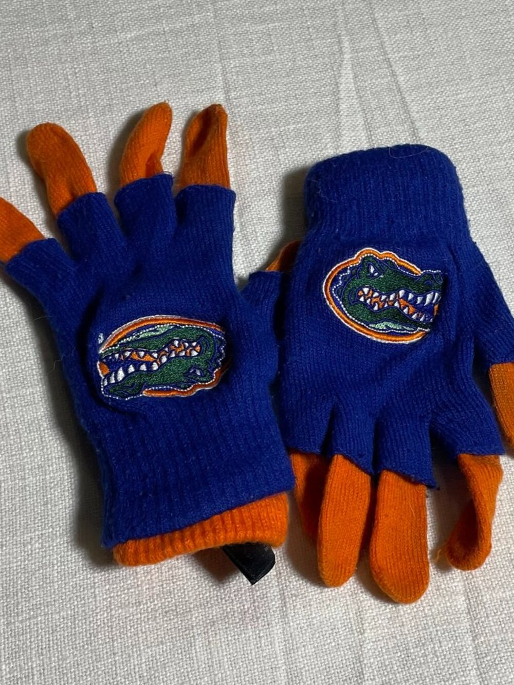 Unisex Blue/Orange Florida Gators Gloves (OS)